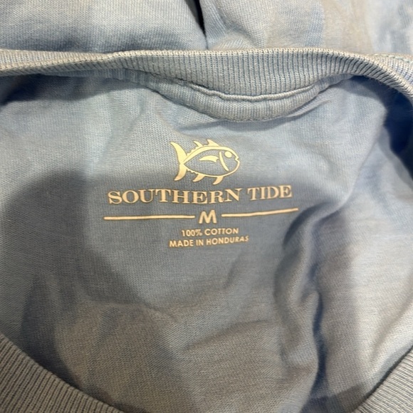 Southern Tide Light Blue Short Sleeve Tee - Picture 4 of 4